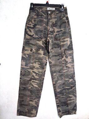 Girl Index Woodland Camouflage Pants Size 1